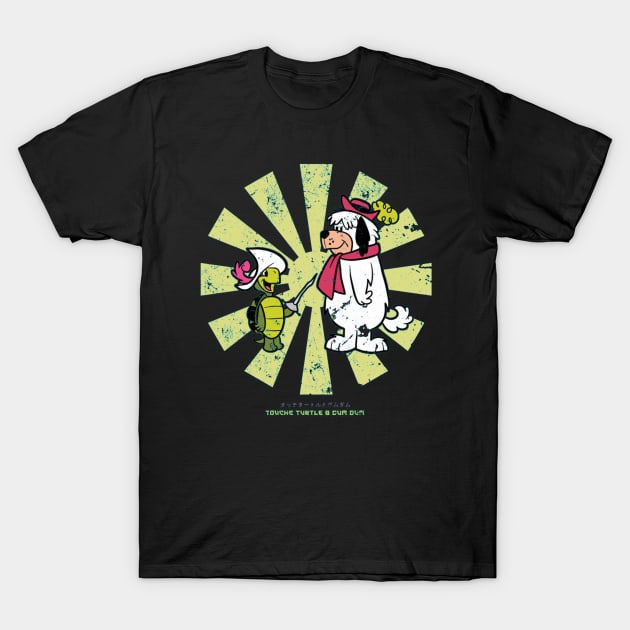 Touche Turtle And Dum Dum Retro Japanese T-Shirt by box2boxxi